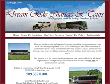 Tablet Screenshot of dreamridecharters.com